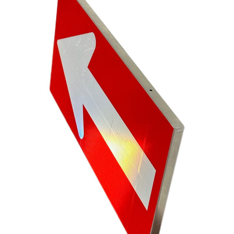 L400*W280*H2.0mm 3M فیلمی بازتاب دهنده تیر هیئت مدیره علامت ترافیکی قابل تنظیم برای ایمنی جاده
