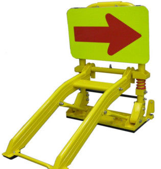 حصار جاده ای قابل حمل 660 میلی متری تاشو با اسپری الکترواستاتیک برای مناطق ساخت و ساز